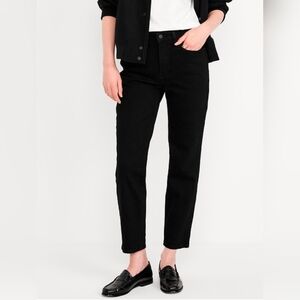 Old Navy Women's Straight Leg Black Jeans